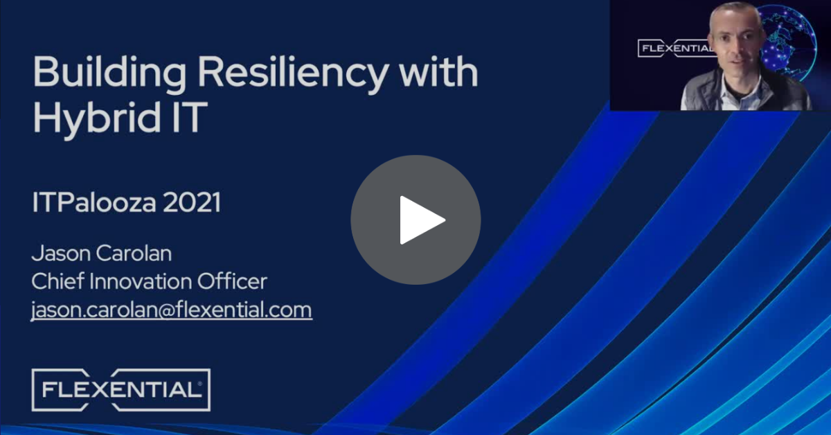 Video: Building Resiliency with Hybrid IT