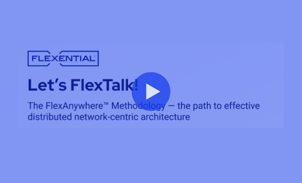 Distributed Network Centric Architecture