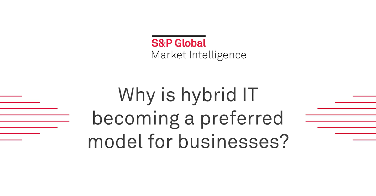 Why is hybrid IT becoming a preferred model for businesses?