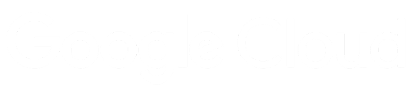 Google Cloud Logo - White