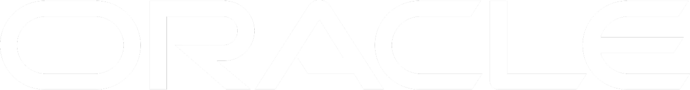 Oracle Logo - White