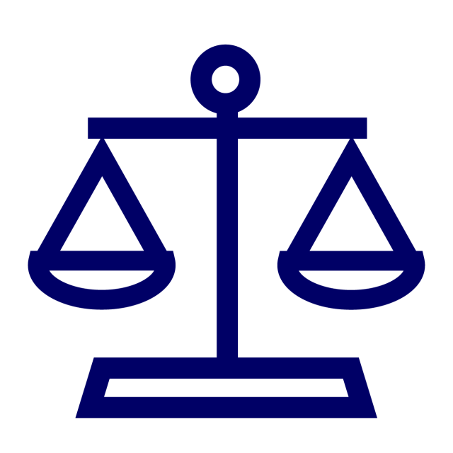 Ethics Blue Icon