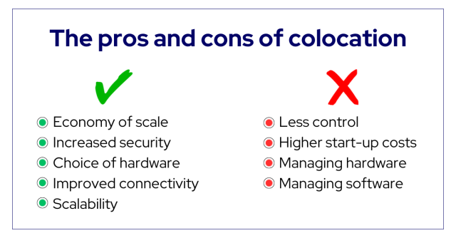 Pros and cons of colocation