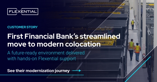 How First Financial Bank modernized DR with Flexential