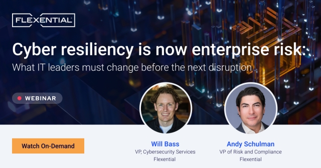 FlexTalk: Cyber resiliency is now enterprise risk
